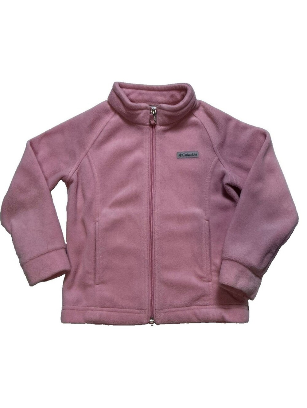 Columbia Toddler Girls Pink Fleece Jacket Full Zip Benton Springs Size 4T